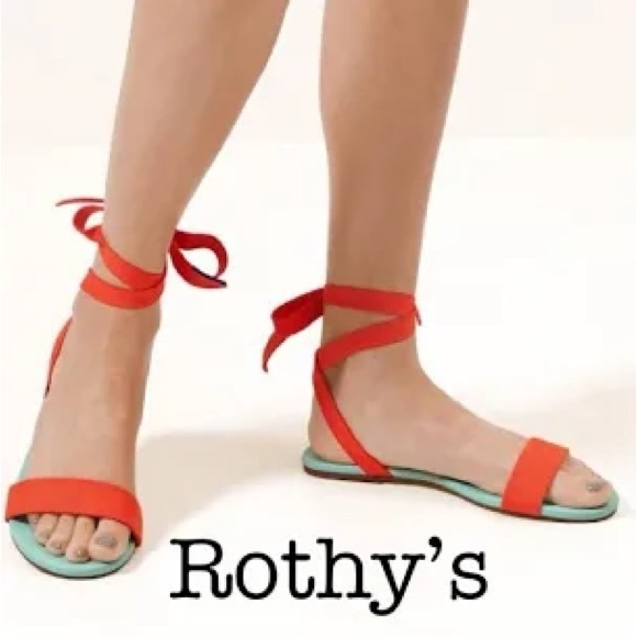 Rothy’s Wrap Sandals in Picnic - Picture 1 of 3